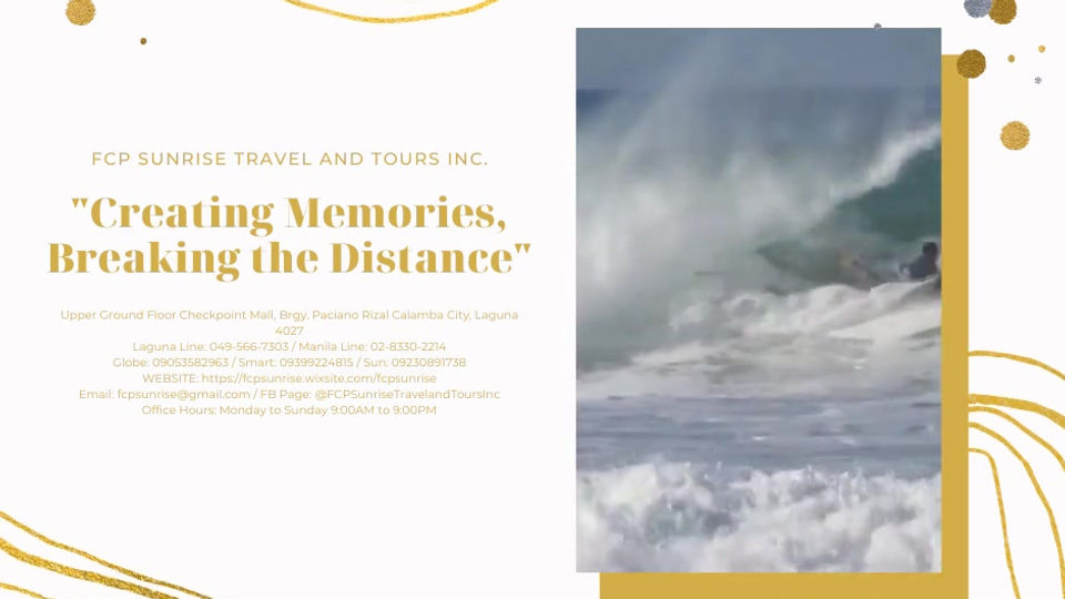 FCP Sunrise Travel and Tours Inc.